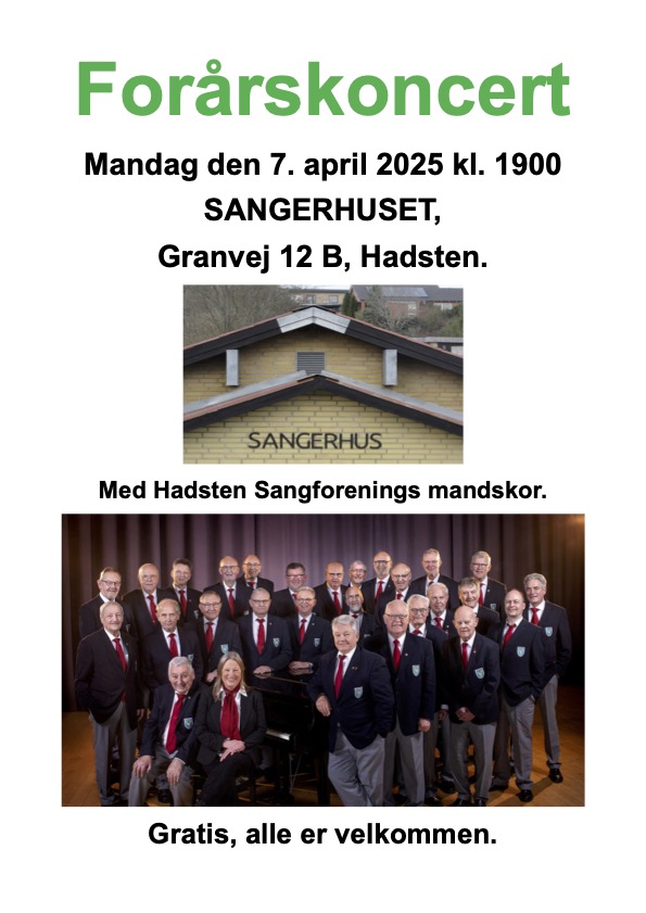 2025 04 07 Forårskoncert